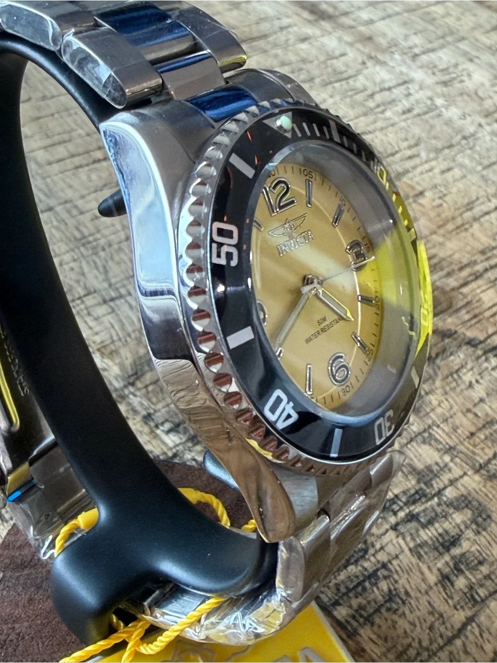 New in Box Invicta Specialty Rowan Men’s Watch 40mm - Yellow Dial
